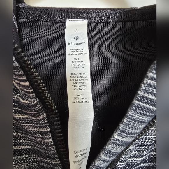 Lululemon Athletica Charcoal Striped Hoodie - Picture 8 of 13